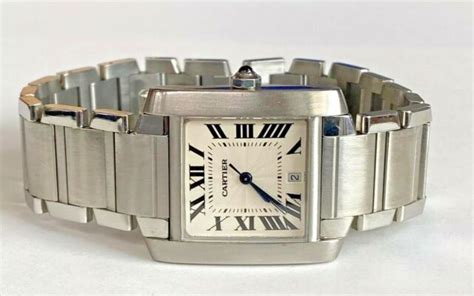 cartier watch stainless water resistant swiss made|cartier automatic watch price.